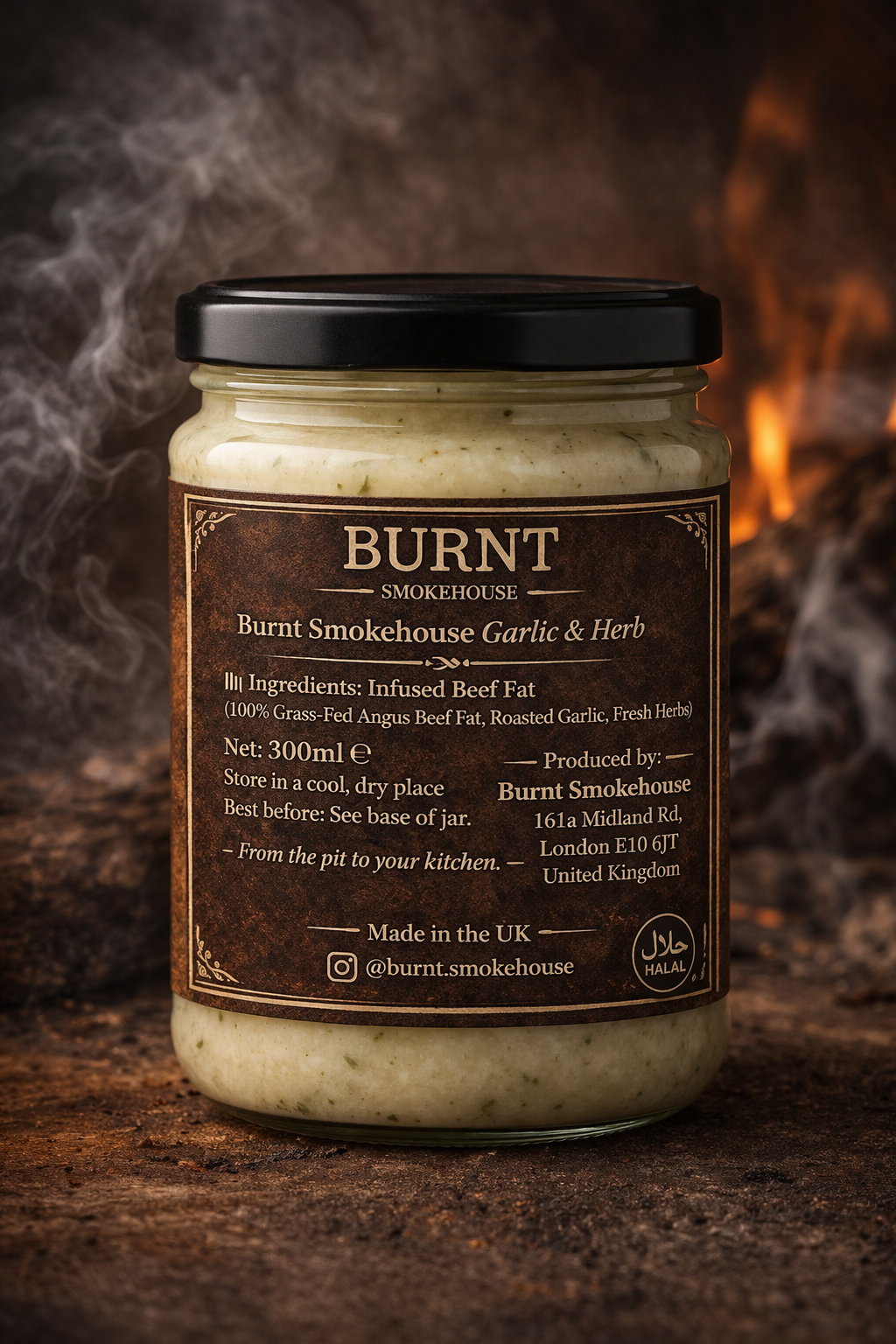 Premium Garlic & Herb Infused Beef Tallow